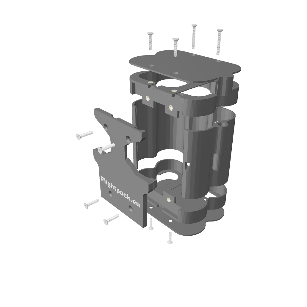 GT Flightpack 3D parts